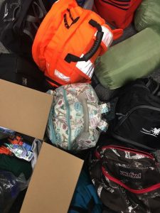 Donations for Emmaus Village rucksack appeal