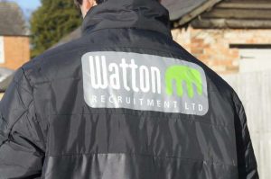 Watton Recruitment logo on football team jackets